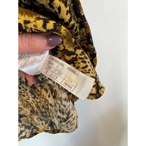 BA&SH snake print susie top S - Picture 6 of 9